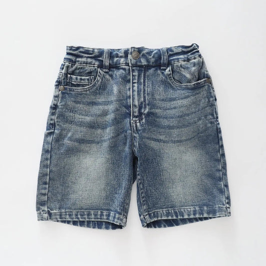 Blue Wash Kids Denim Shorts