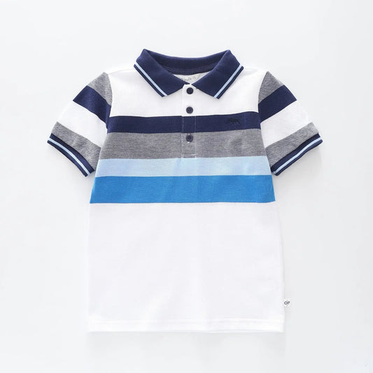 Blues Striped Polo