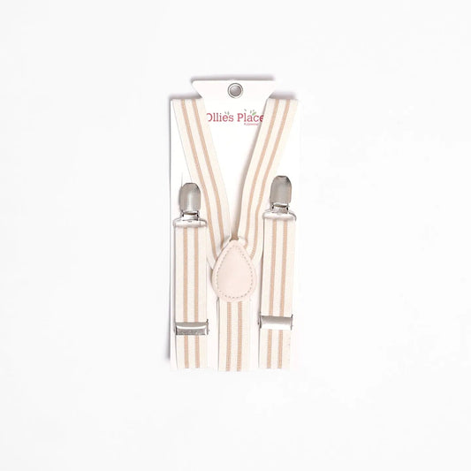 Boys' Striped Adjustable Suspenders