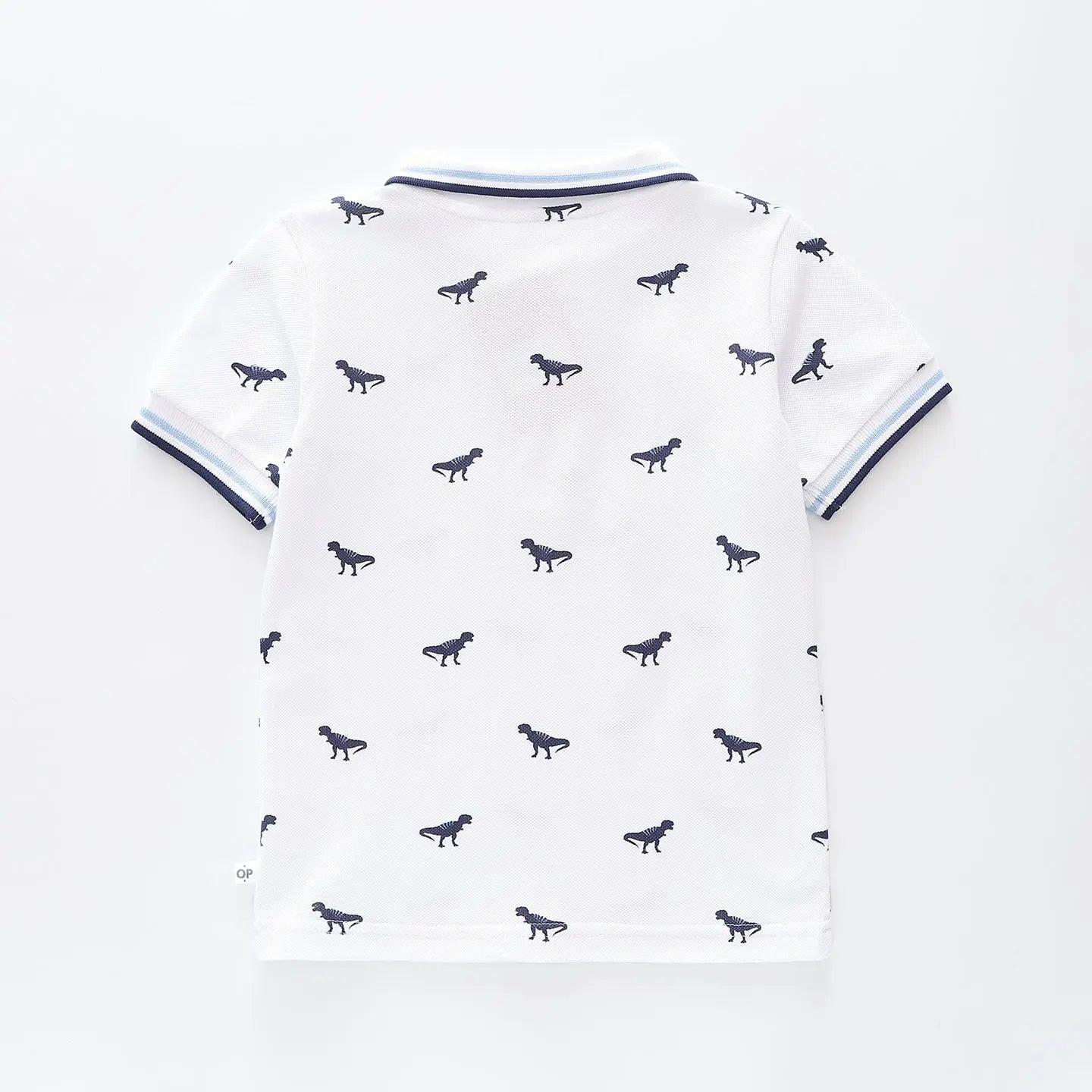 Dino Print Polo T-shirt