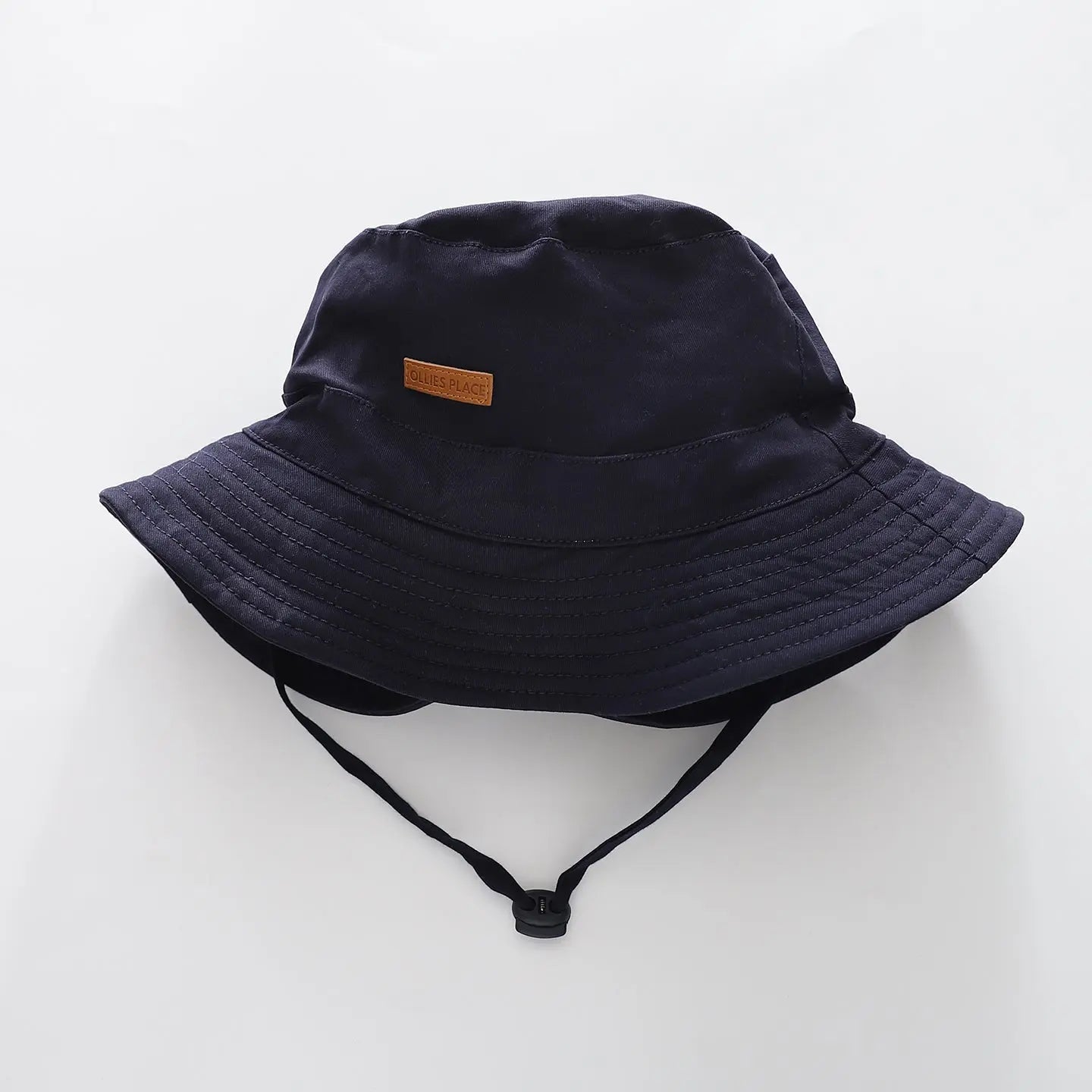Junior Boys Navy Wide Brim Bucket Hat