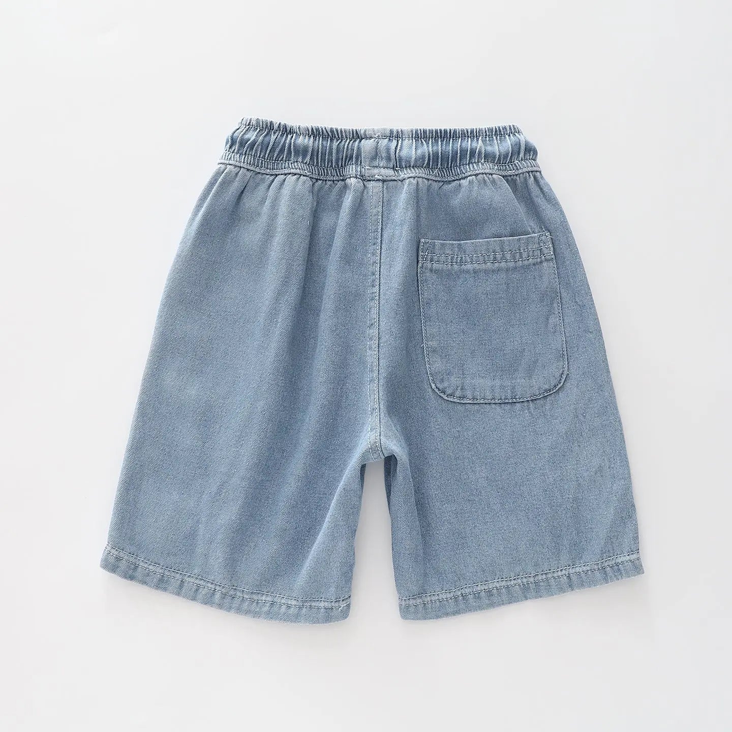 Juniors Pull On Denim Shorts