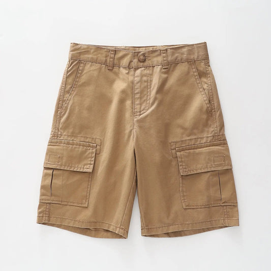 Kids Brown Cargo Shorts
