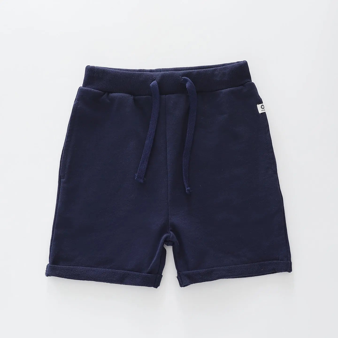 Navy Blue Jogger Shorts