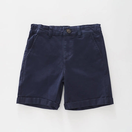 Navy Boys Chino Shorts