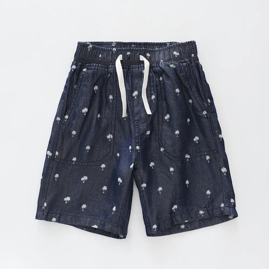 Palm Print Boys Shorts
