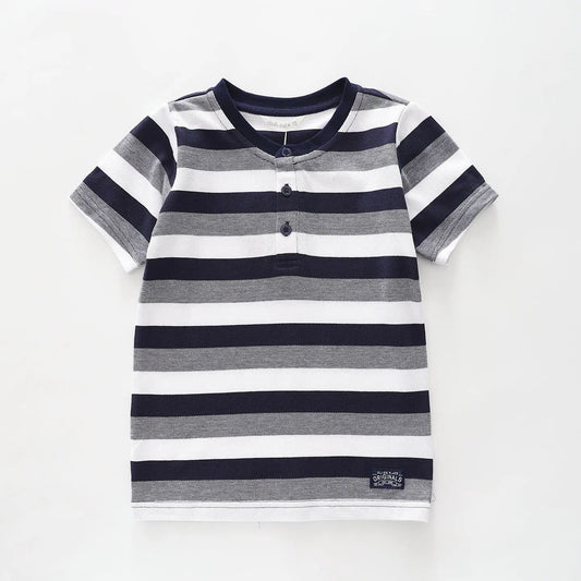 Stripes Henley Top